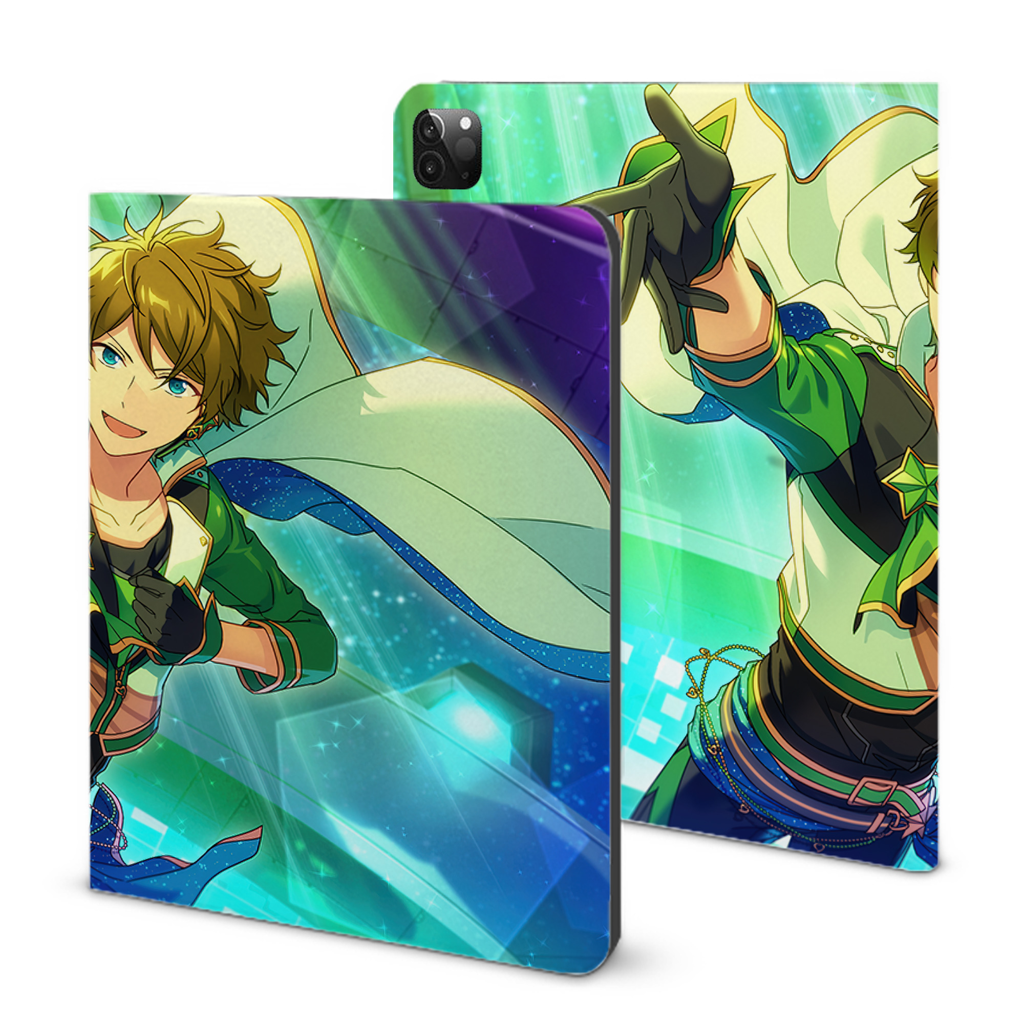 （画像用） あんさんぶるスターズ! Ensemble Stars IPadケース ペンホルダー付き ブックスタイルデザイン